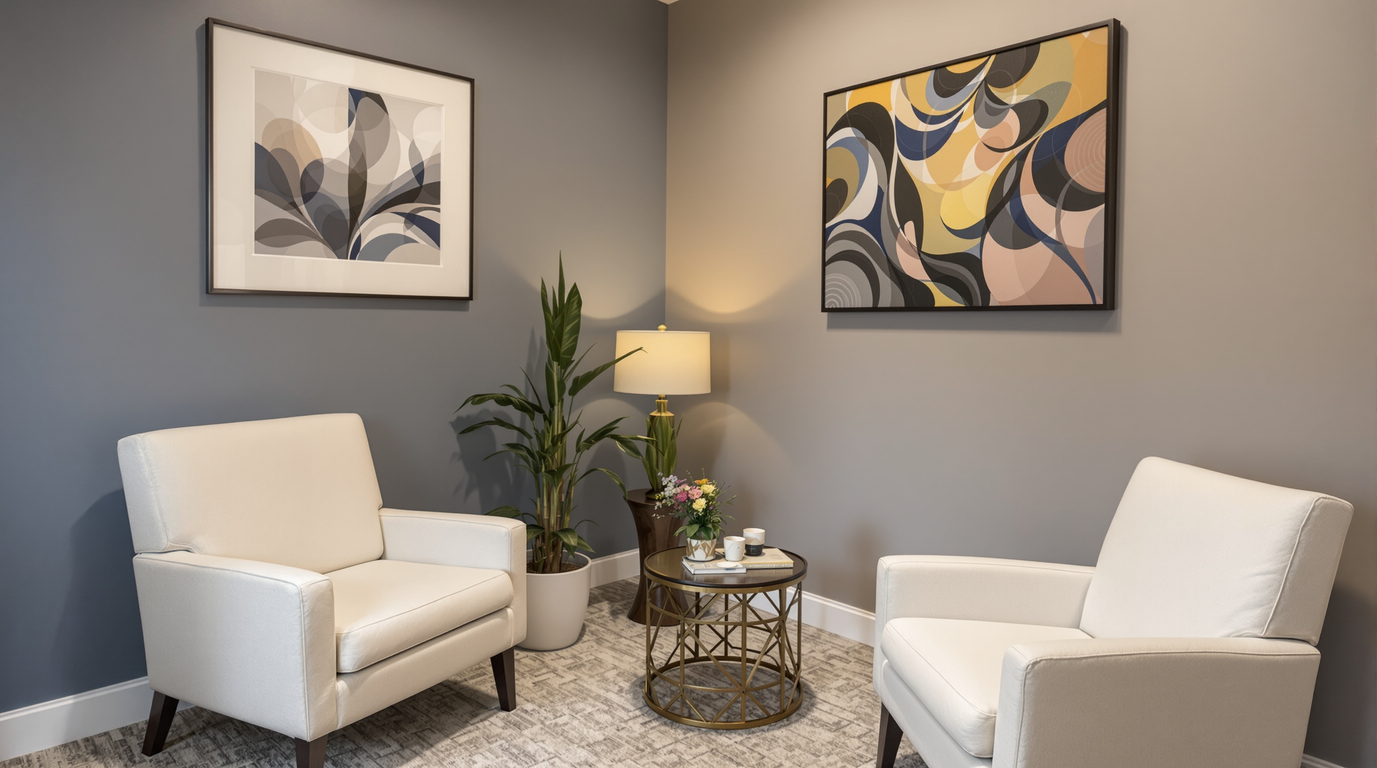 Clinician conducting assessment